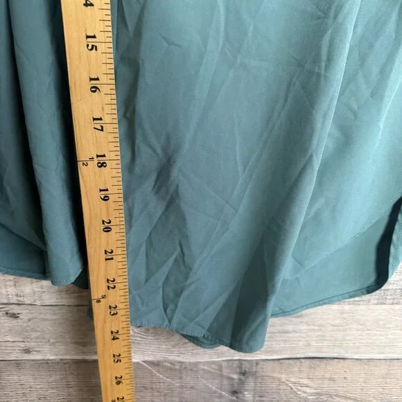 Halara Breezful Women's 2X High Waisted Crossover Quick Dry Stone Blue Wide Leg - Picture 11 of 11